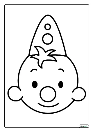 Makkelijke Bumba Kleurplaat kleurplaat — gratis printbare PDF